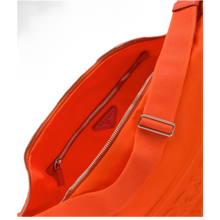 Prada 'Orange' Triangle Shoulder Bag