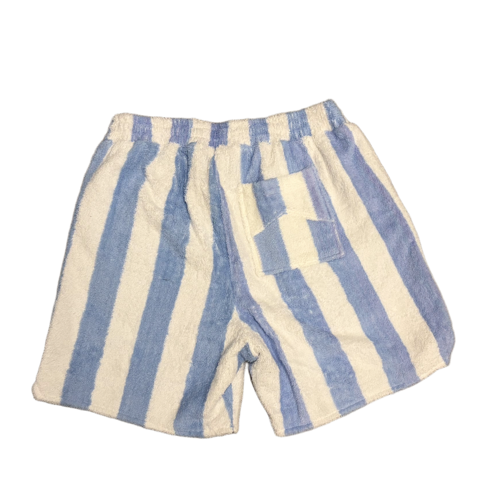 Rhude 'Blue' Striped Loop Terry Shorts
