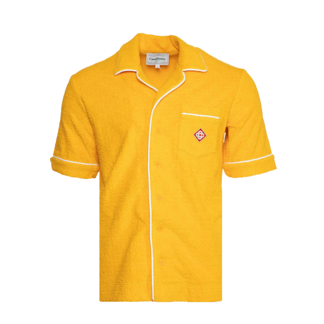 Casablanca 'Yellow' Terry Cuban Shirt