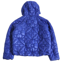 Louis Vuitton 'Quilted Flower' Blue Reversible Puffer Jacket