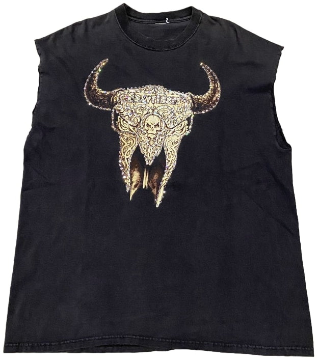 Easy Riders 'Skull' Rhinestone Vintage Tee