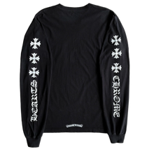 Chrome Hearts 'Plus Cross Scroll' Black Longsleeve 