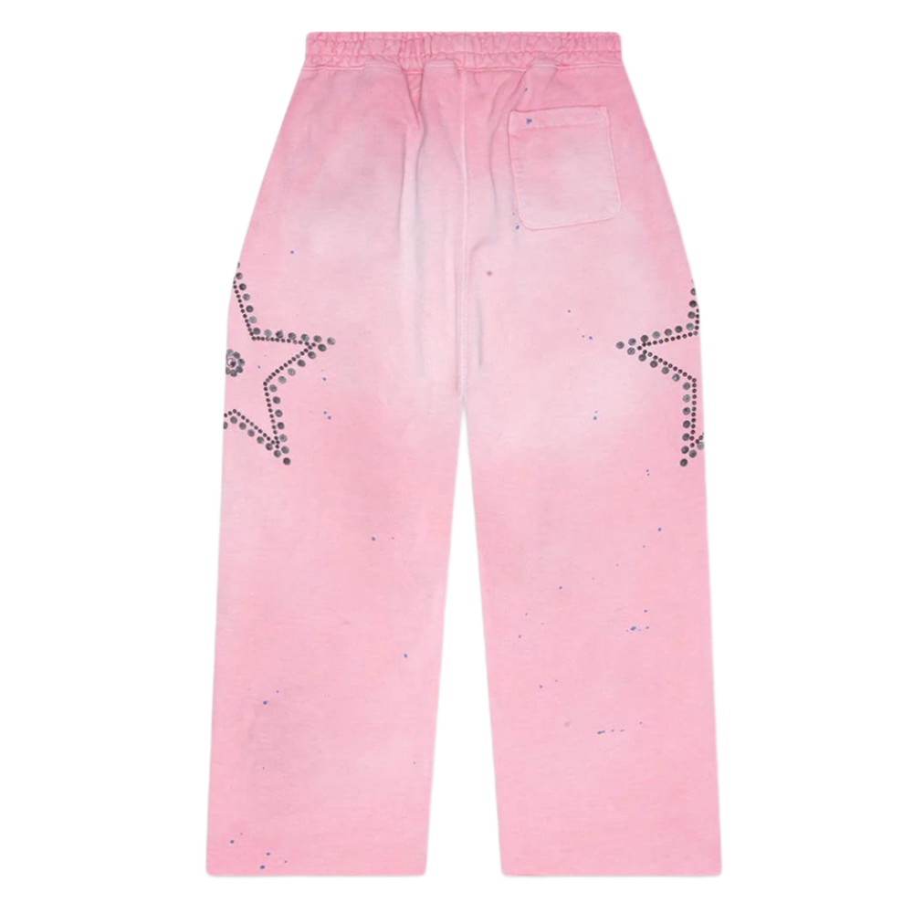 Satoshi Nakamoto 'Pink' Star Studded Sweatpants