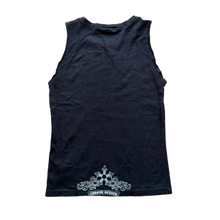 Chrome Hearts Vintage Womens 'Horseshoe Star' Sleeveless Black Tank Top