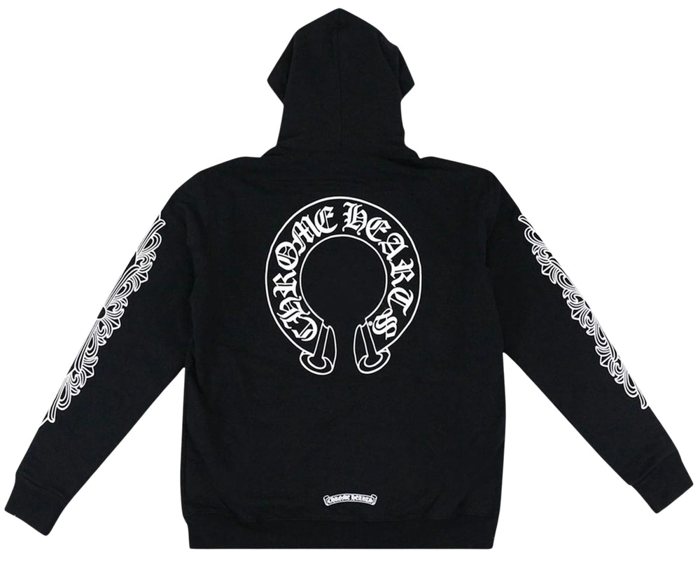 Chrome Hearts 'Horseshoe' Logo Black Zip Up