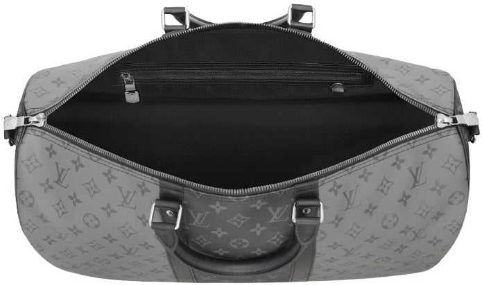 Louis Vuitton 'Keepall Bandouliere 50' Eclipse Reverse Duffle