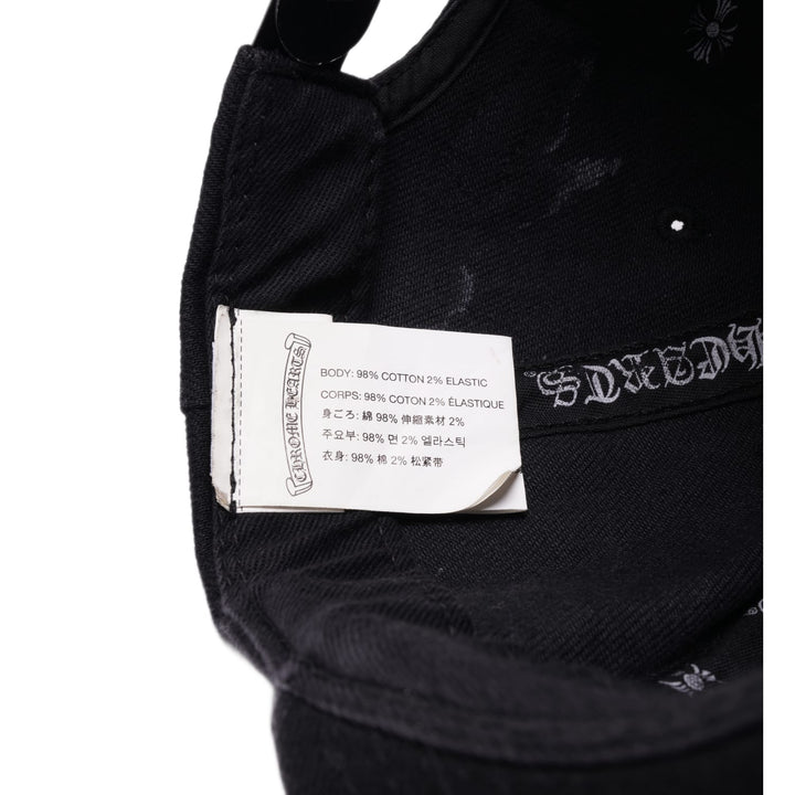 Chrome Hearts Embroidered Fleur Scroll Logo Hat