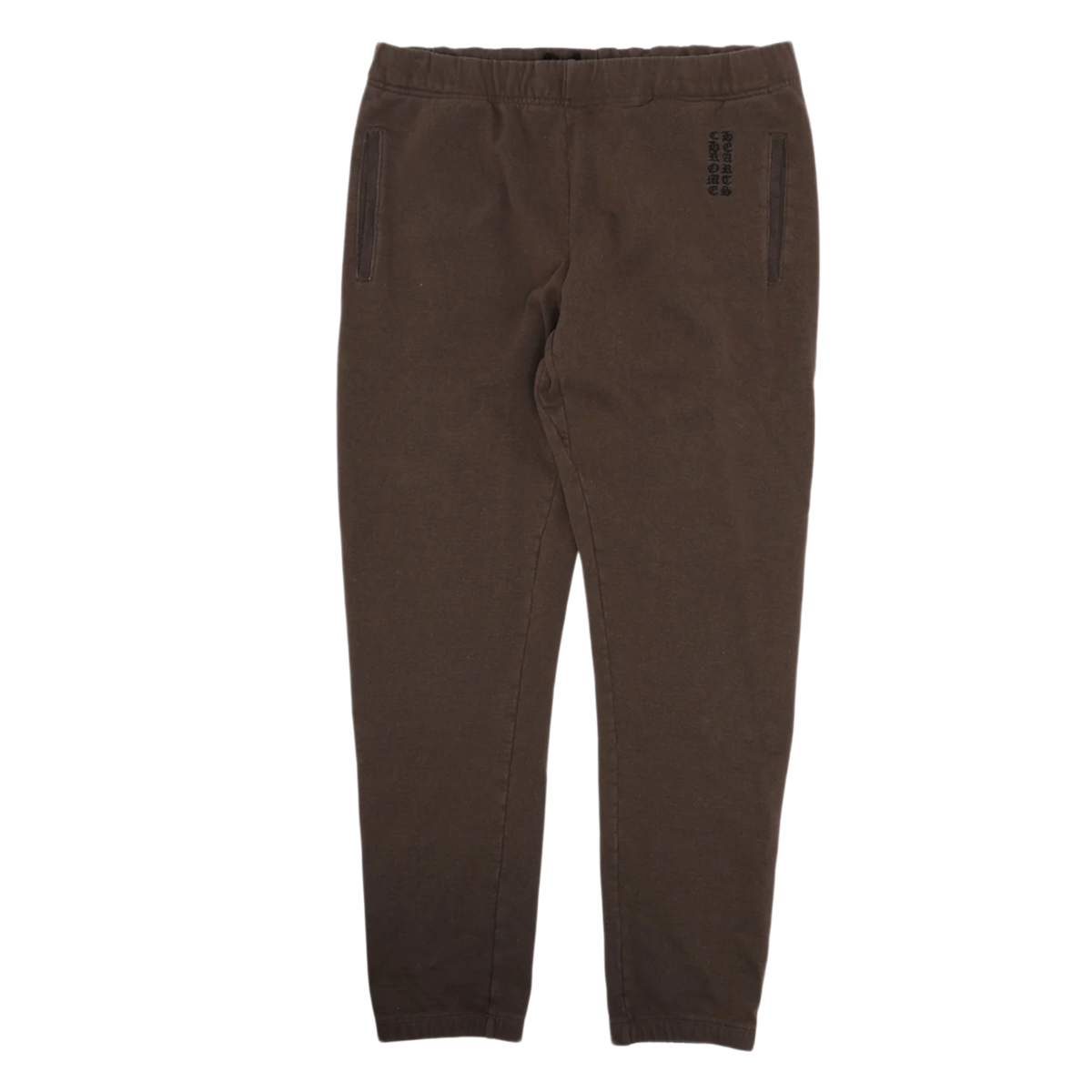 Chrome Hearts 'Olive' Vertical Logo Sweatpants