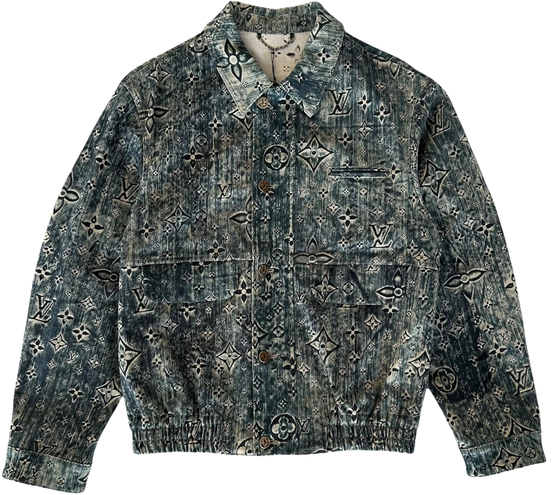 Louis Vuitton 'Blue Star' Monogram Jean Jacket