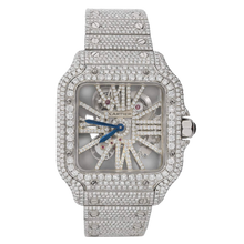 Cartier Santos de Cartier 'Skeleton' 40 Fully Iced 2021 WHSA0015