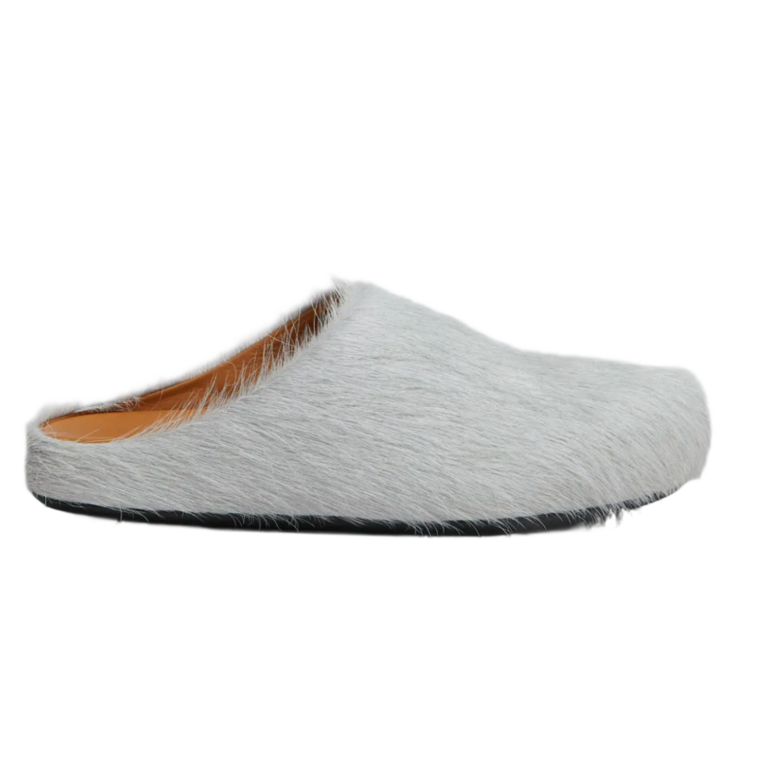Marni 'Silver' Sabot Slippers