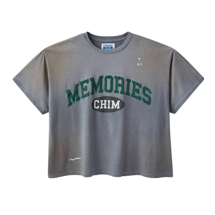 Happy Memories Don't Die 'Heather Grey' College Tee