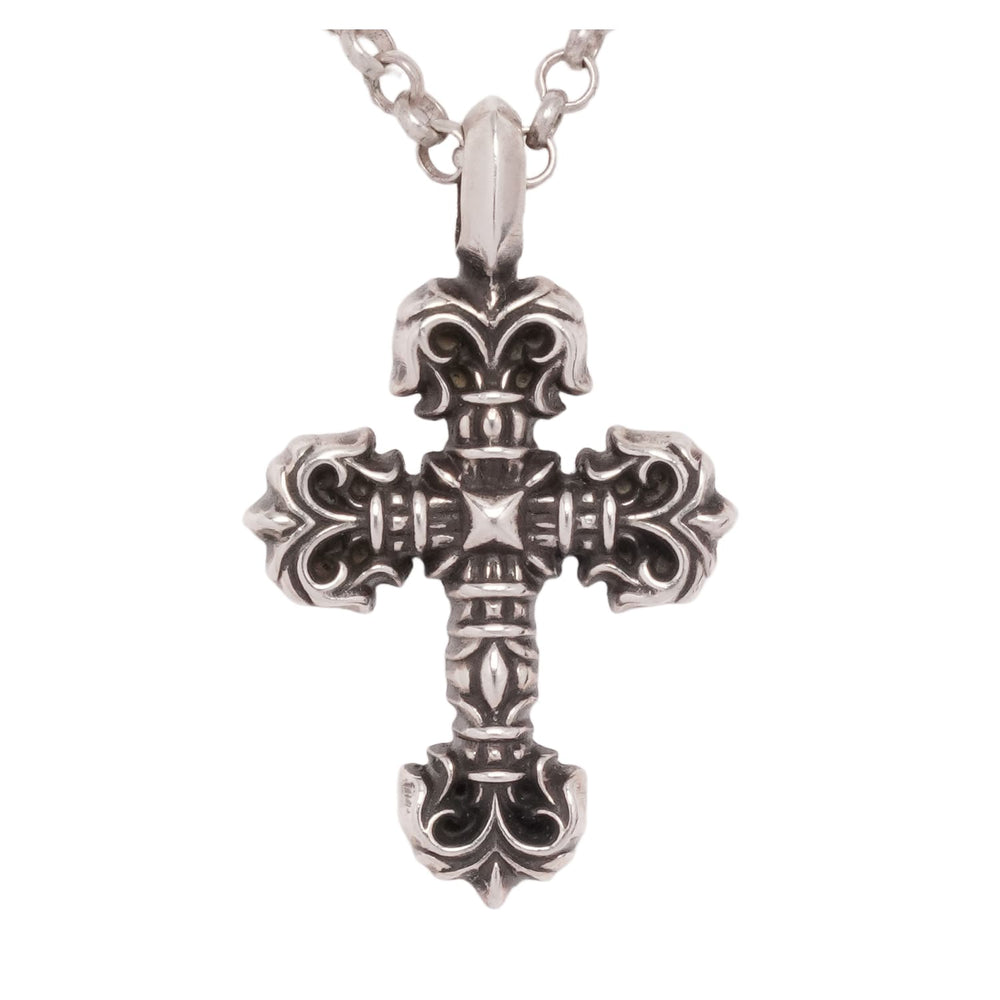 Chrome Hearts 'Silver' Mini Filigree Roll Chain Necklace