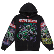 Supreme 'Black' Grave Digger Zip Up Hoodie