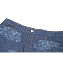 Louis Vuitton x Nigo Monogram Chambray Shorts Indigo