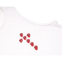 Chrome Hearts 'Rolling Stones Horseshoe' White Tank Top
