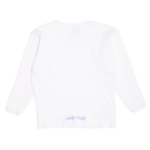 Chrome Hearts Vintage 'Blue Horseshoe' White Thermal Women's Longsleeve