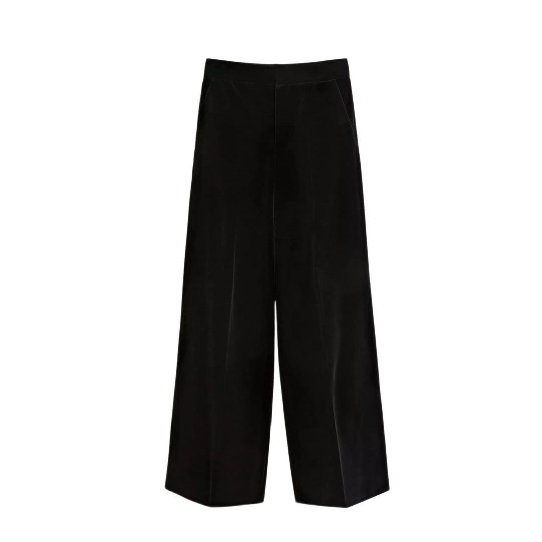 Valentino 'Black' Cotton Velvet Pants