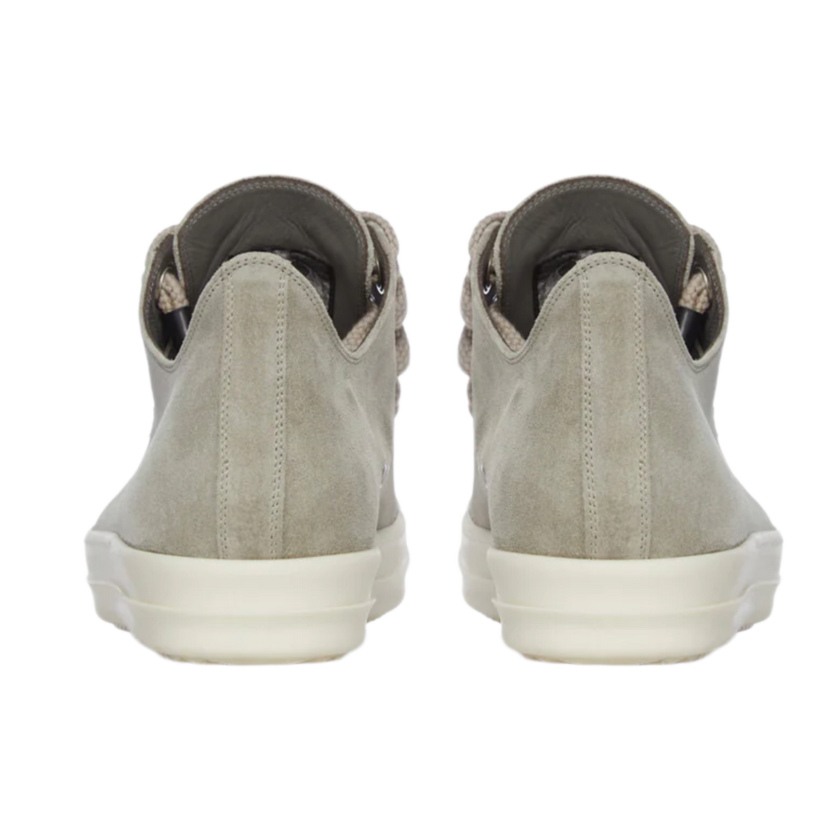 Rick Owens 'Dark Pearl' Suede Jumbo Lace Sneakers