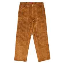 Supreme 'Croc' Cow Suede Double Knee Carpenter Pants