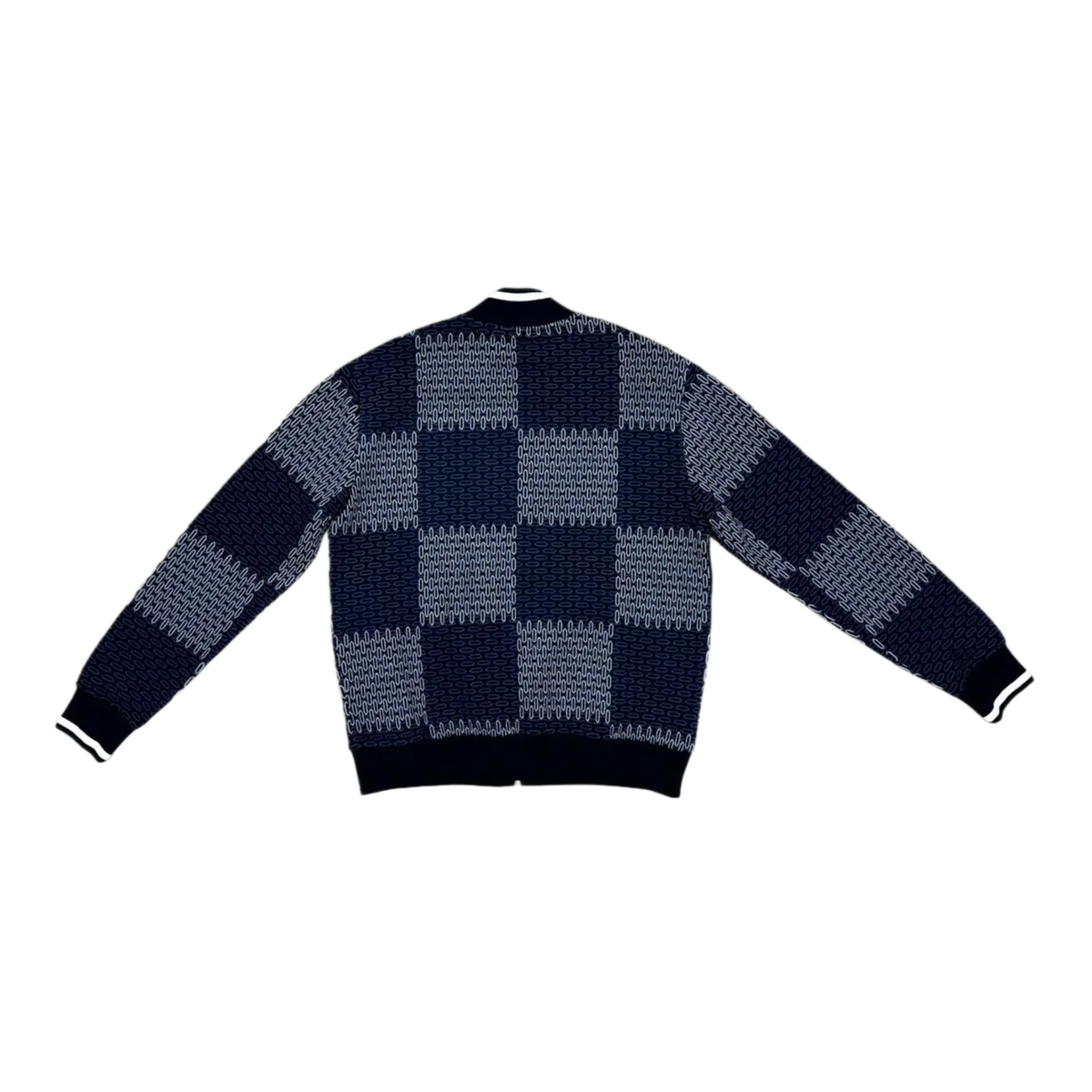 Louis Vuitton 'Navy' Tennis Damier Quilted Bomber