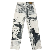 Off White 'Pablo Tomek' White Print Jeans