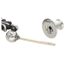 Chrome Hearts 'Silver' Plus Cross Earrings