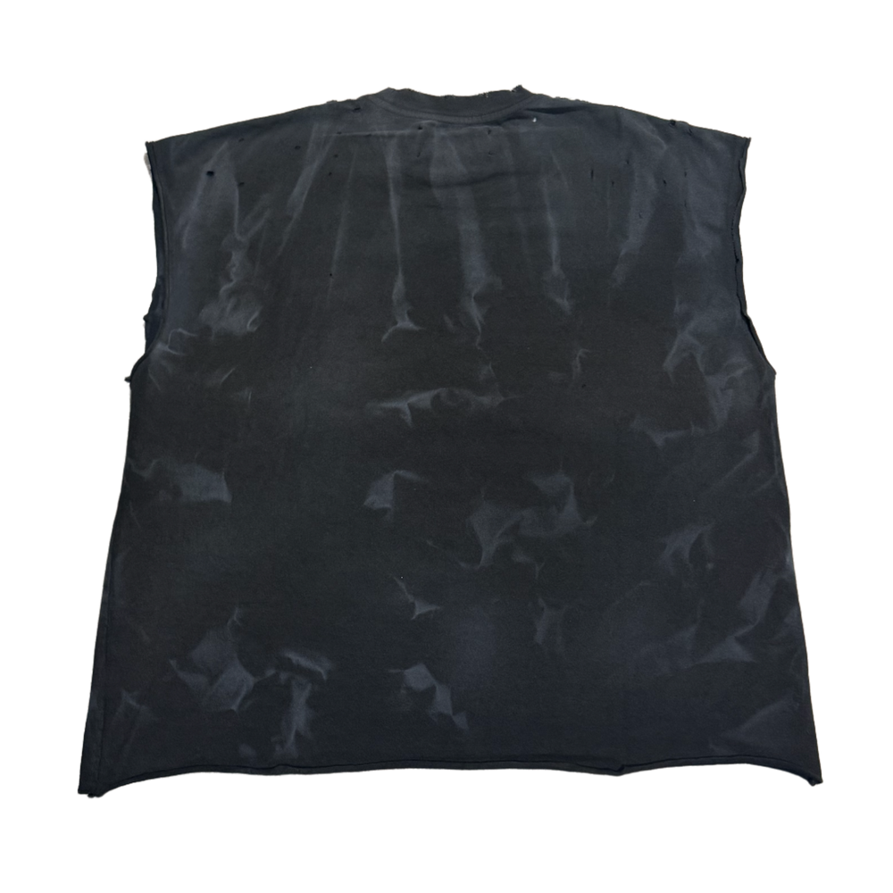 Satoshi Nakamoto 'Chat GPTee' Washed Black Cutoff Tee