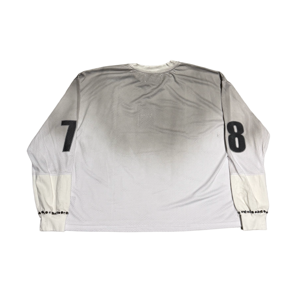 Satoshi Nakamoto 'White' Mesh Moto Jersey