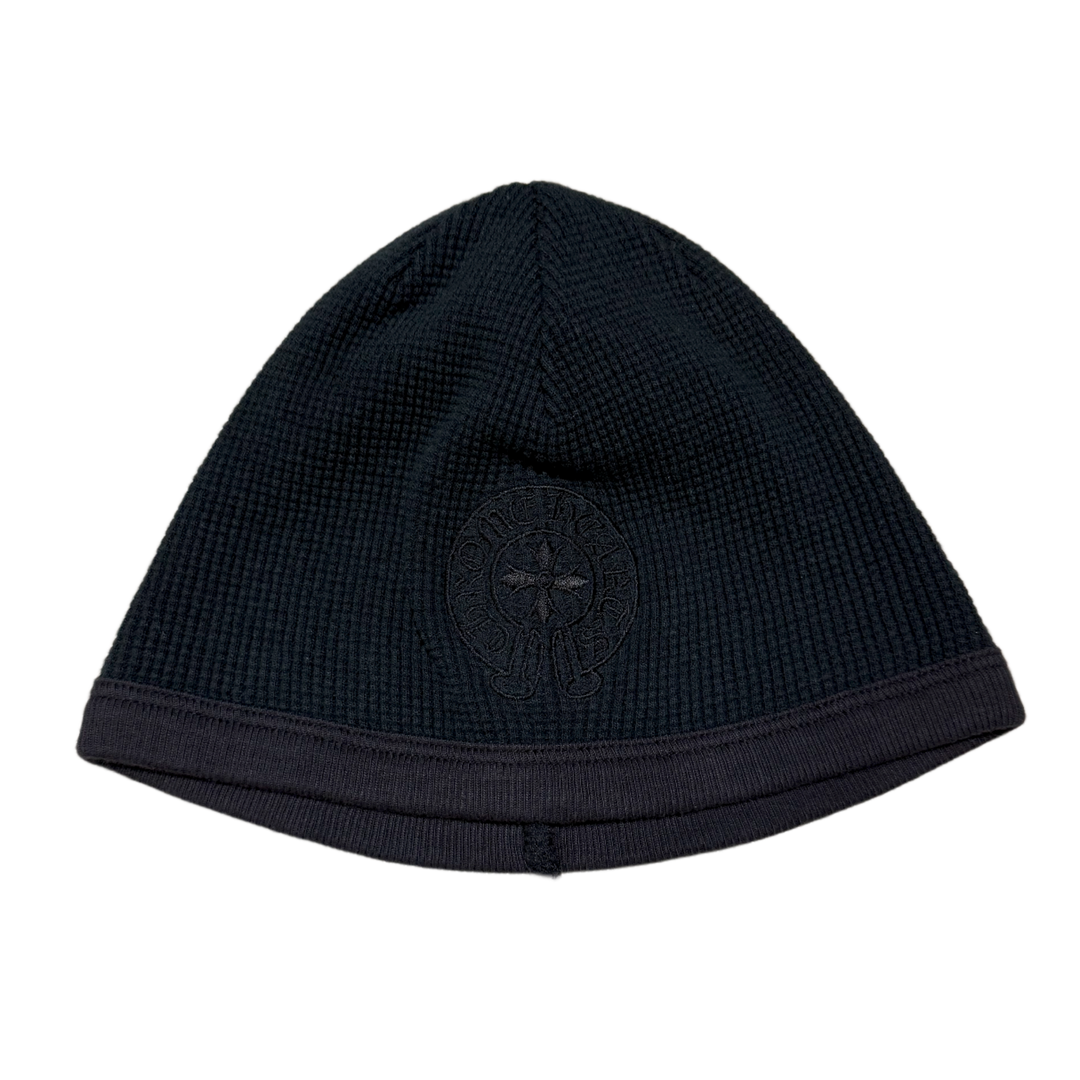 Chrome Hearts Vintage 'Black Horseshoe' Black Skull Cap Beanie