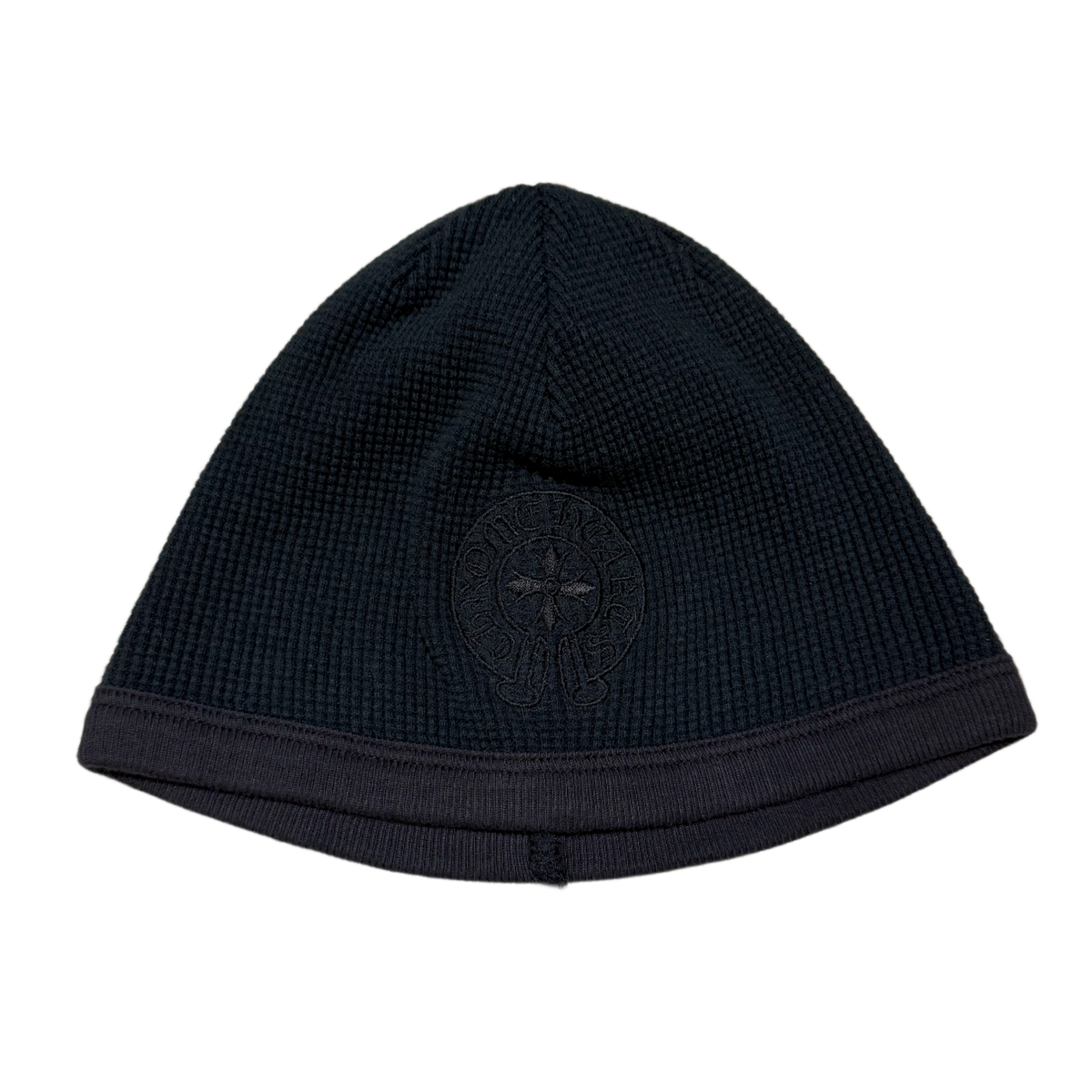Chrome Hearts Vintage 'Black Horseshoe' Black Skull Cap Beanie