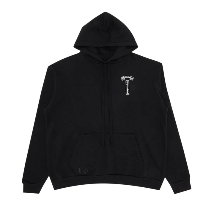 Chrome Hearts 'T Bar' Logo F*ck You Black Hoodie
