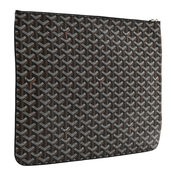 Goyard 'Goyardine Senat GM' Black Pouch