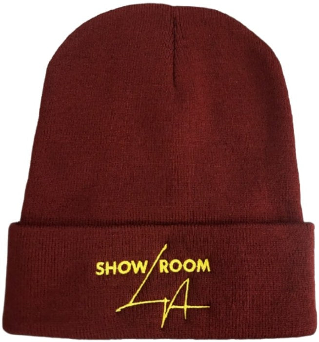 Bossi x SRLA 'Burgundy/Black/Yellow' Beanie