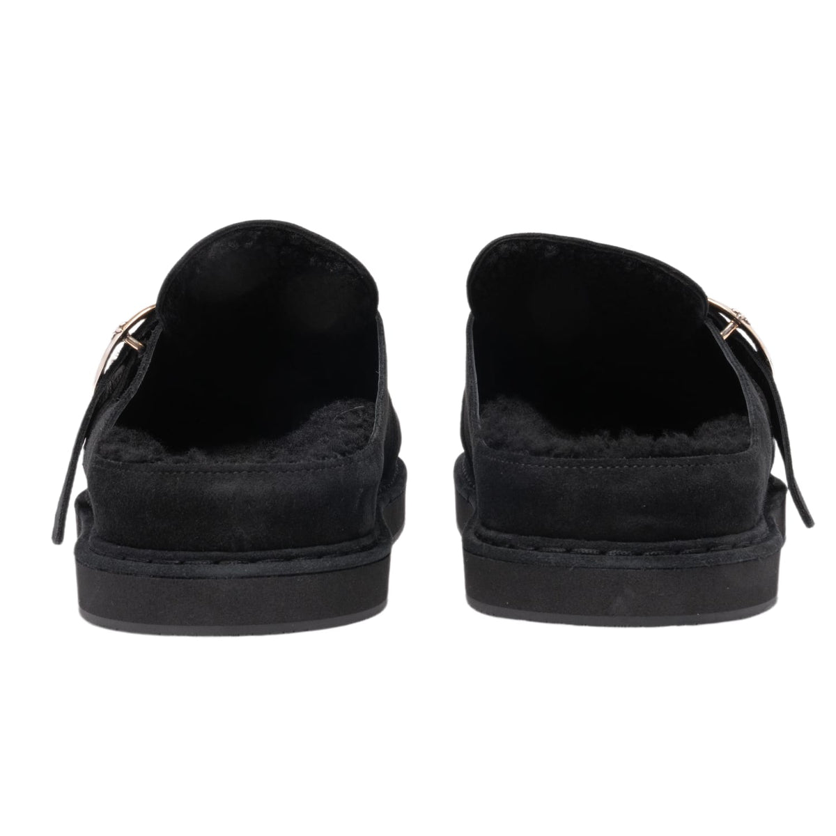 Chrome Hearts 'Black' Sherpa Lined Gunslinger Mule