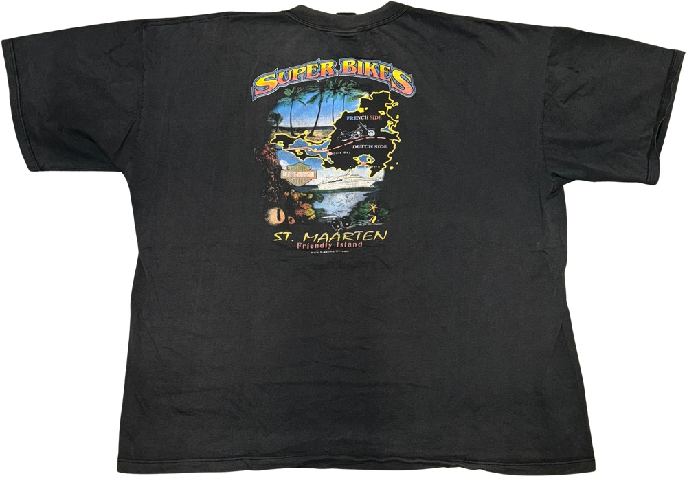Harley Davidson 'St Marten' Vintage Tee