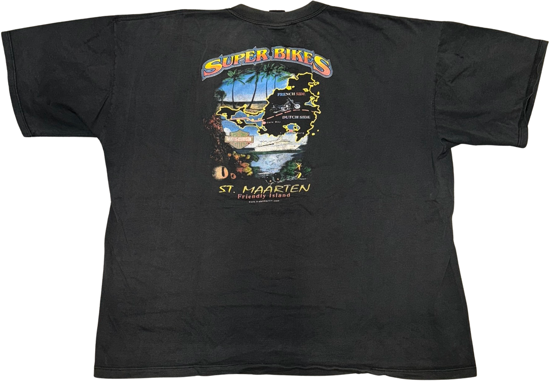 Harley Davidson 'St Marten' Vintage Tee