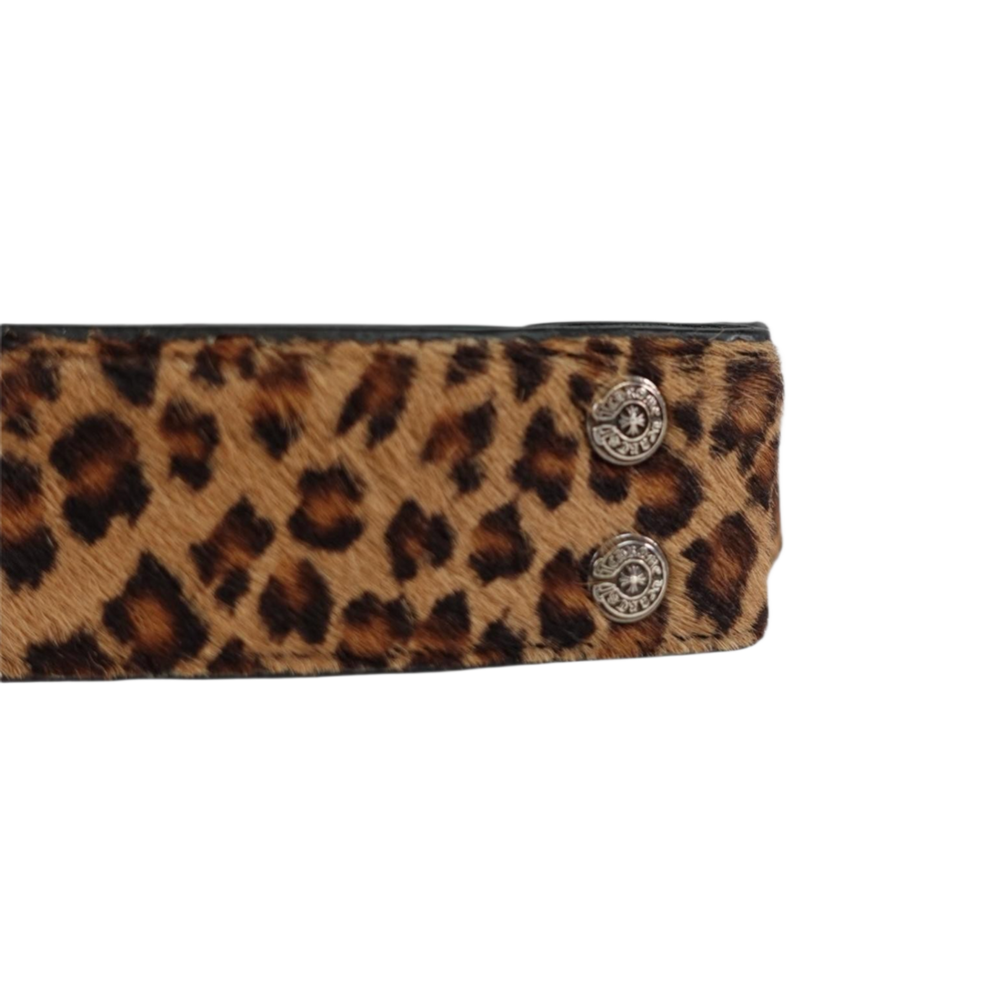 Chrome Hearts 'Leopard Fur' Belt Strap