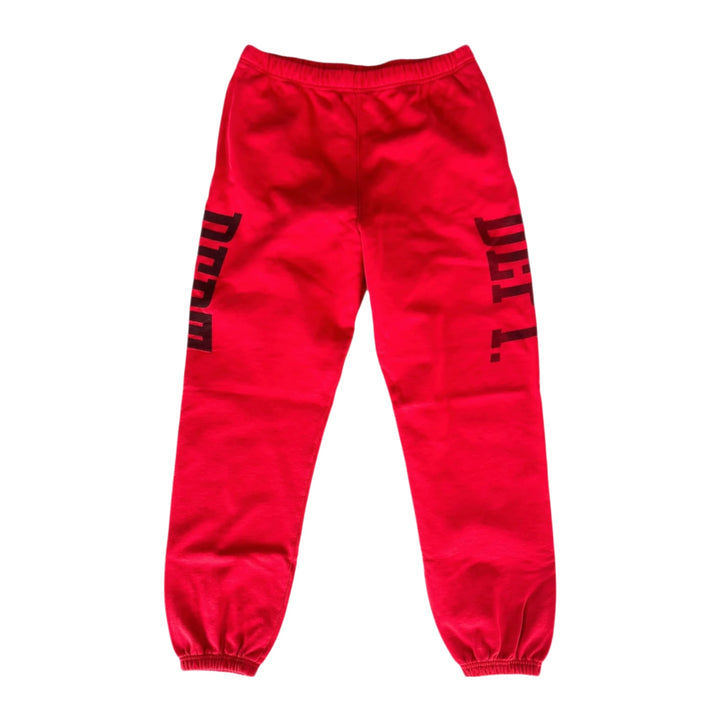 Gallery Dept 'Red/Black' Logo Sweatpants