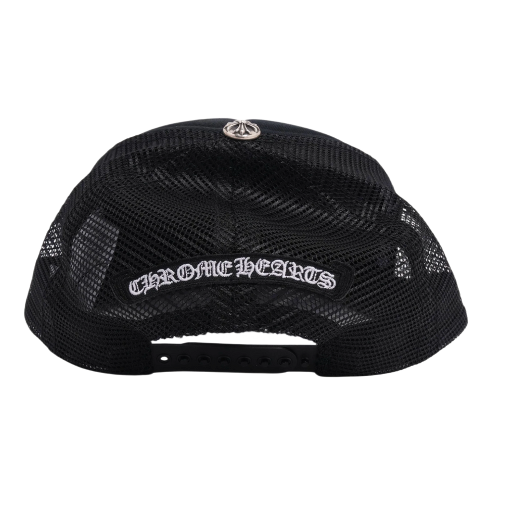 Chrome Hearts 'Red Triple Cross' Trucker Hat