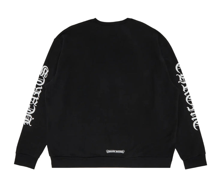 Chrome Hearts 'Collar Logo' Black Crewneck