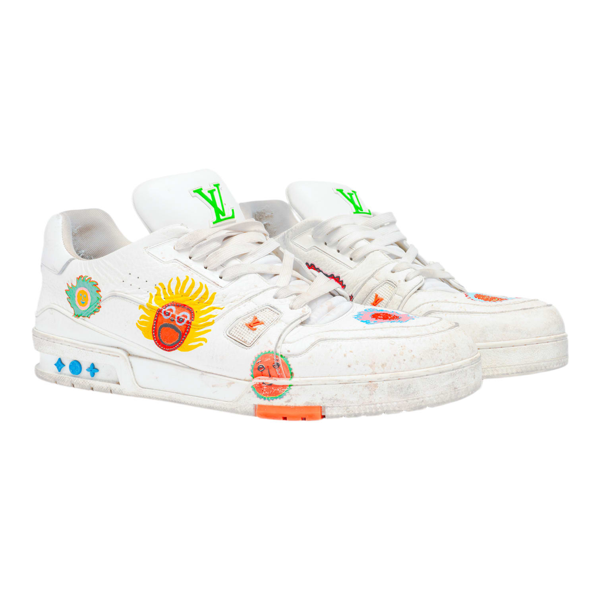 Louis Vuitton x Yayoi Kusama 'White' LV Trainers