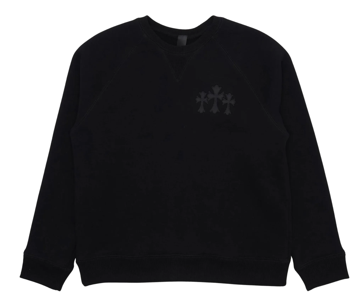 Chrome Hearts 'Black' Seven-11 CH Crewneck