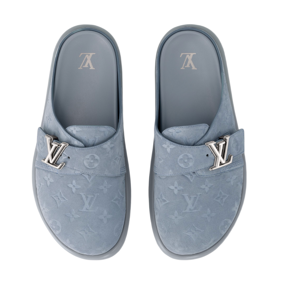 Louis Vuitton 'Blue' Easy Mule Overseas Exclusive