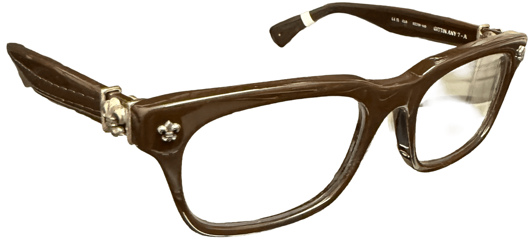 Chrome Hearts 'Gittin Any?' Brown Glasses