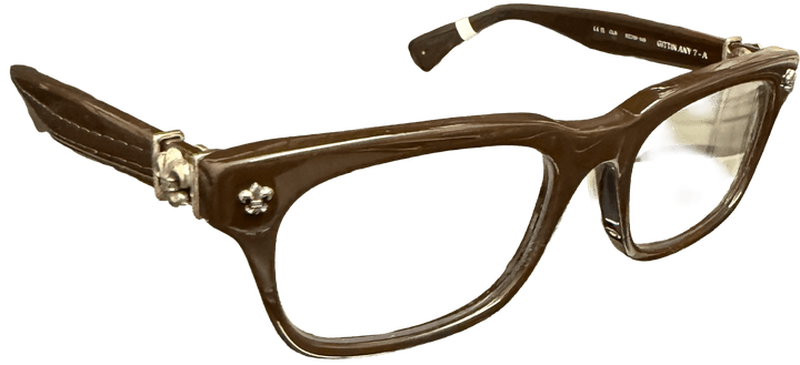 Chrome Hearts 'Gittin Any?' Brown Glasses