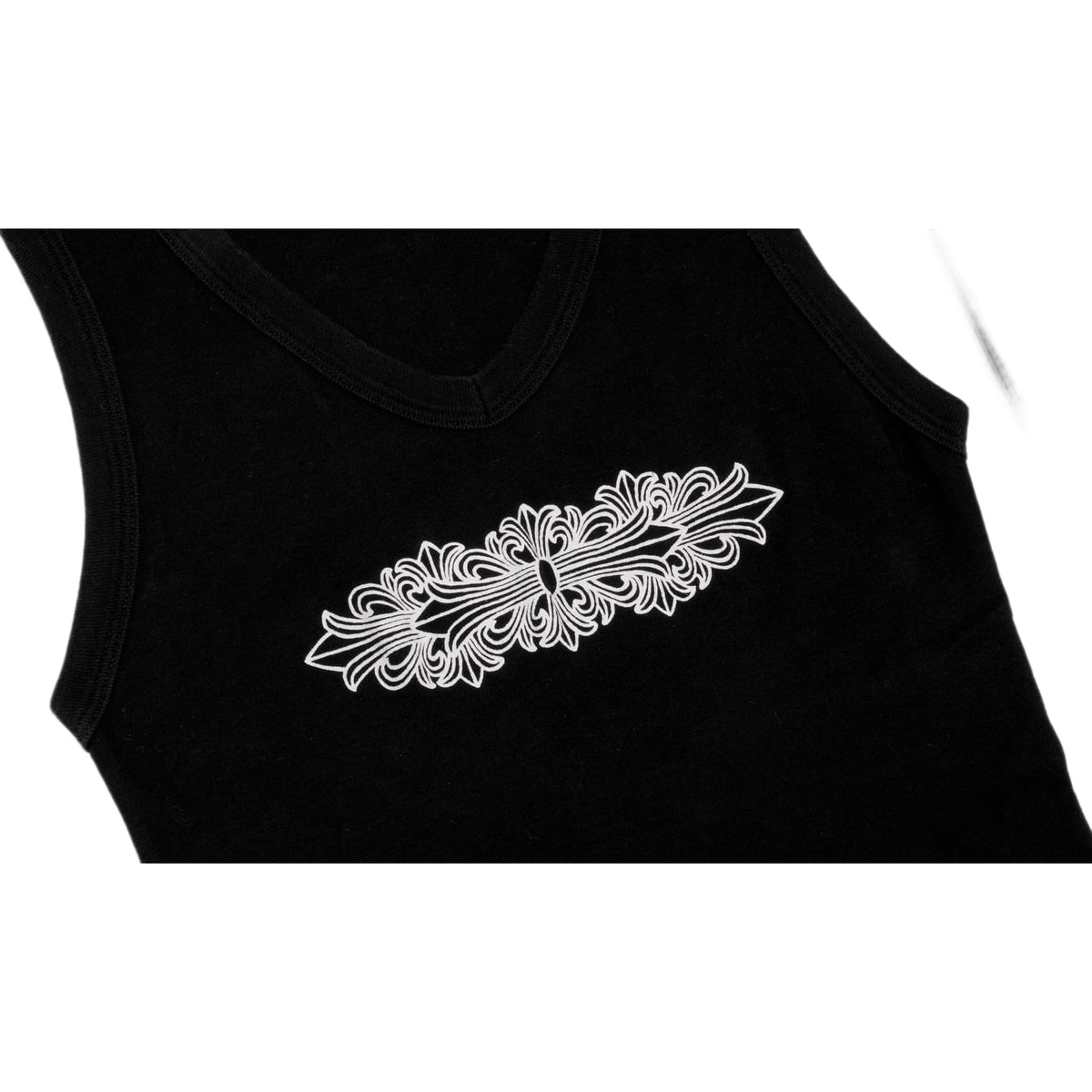 Chrome Hearts Vintage Women's 'Black' Floral Tank Top