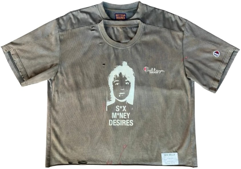 Bottega Desires 'Sex Sells' Grey Tee