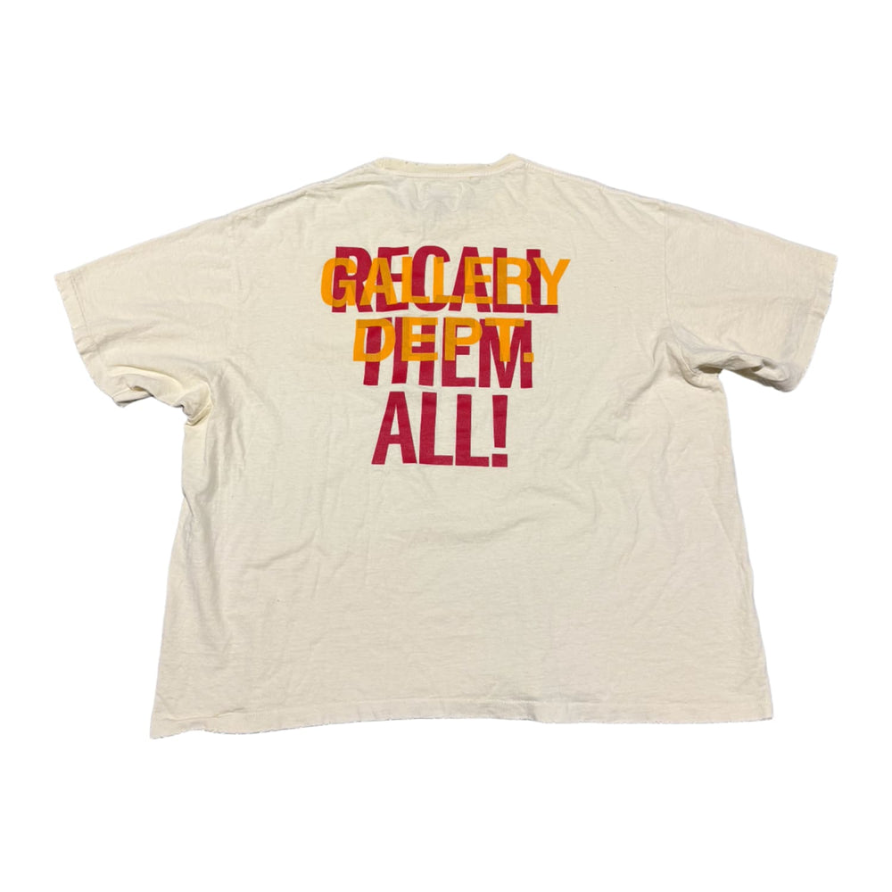 Gallery Dept. 'Recall Them All' G Ball Beige Tee