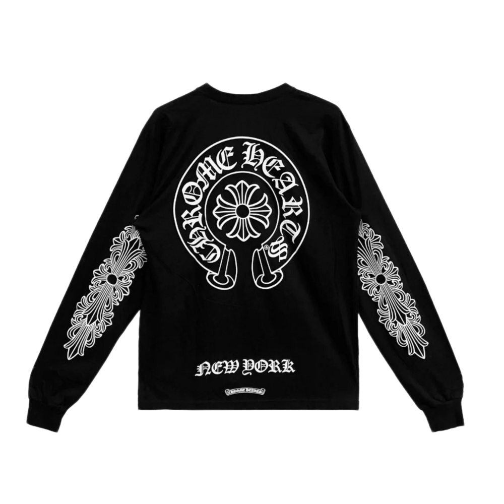 Chrome Hearts 'Black' New York Floral Longsleeve